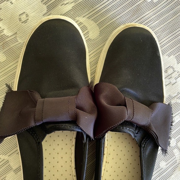 Keds Kate Spade black satin sneakers (sz 7) - Picture 6 of 10